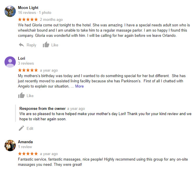 in home massage reviews real customers